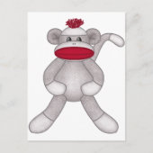 Sock Monkey Briefkaart (Voorkant)