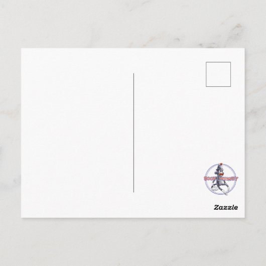 Sock Monkey-Briefkaart Briefkaart (Achterkant)