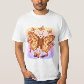 Sock Monkey Butterfly T-Shirt (Voorkant)