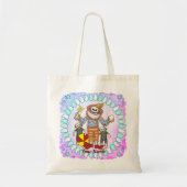 Sock Monkey Clown canvas tassen (Voorkant)