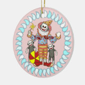 Sock Monkey Clown ornamenten (Links)