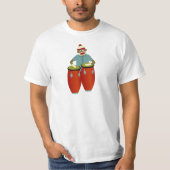 Sock Monkey Conga Drums T-shirt (Voorkant)
