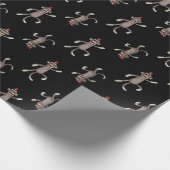 Sock Monkey | Dansende apen Cadeaupapier (Hoek)