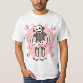 Sock Monkey Dice T-shirt (Voorkant)