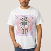 Sock Monkey Dice T-shirt (Voorkant)