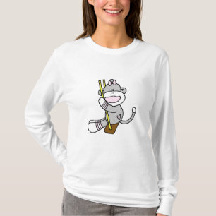 Sock Monkey die T-shirts en cadeautjes zwaait