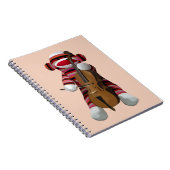 Sock Monkey en Cello 2 Notitieboek (Rechterzijde)