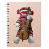 Sock Monkey en Cello 2 Notitieboek (Voorkant)