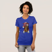 Sock Monkey en Cello 2 T-shirt (Voorkant volledig)