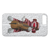 Sock Monkey en Cello Case-Mate iPhone Case (Achterkant (Horizontaal))
