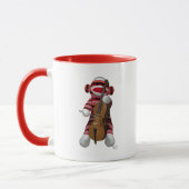 Sock Monkey en Cello Mok (Links)