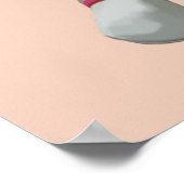 Sock Monkey en Cello Poster (Hoek)