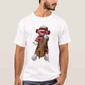 Sock Monkey en Cello T-shirt (Voorkant)