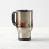Sock Monkey en Friends Insulated Travel Mug Reisbeker (Voorkant links)