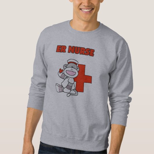 Sock Monkey ER Nurse T-shirts en cadeautjes (Voorkant)