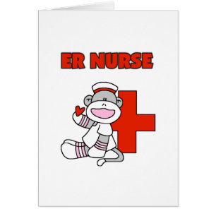 Sock Monkey ER Nurse T-shirts en cadeautjes