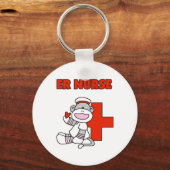 Sock Monkey ER Nurse T-shirts en cadeautjes Sleutelhanger (Voorkant)