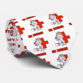 Sock Monkey ER Nurse T-shirts en cadeautjes Stropdas (Opgerold)