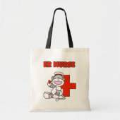 Sock Monkey ER Nurse T-shirts en cadeautjes Tote Bag (Voorkant)
