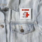 Sock Monkey ER Nurse T-shirts en cadeautjes Vierkante Button 5,1 Cm (In situ)