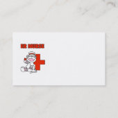 Sock Monkey ER Nurse T-shirts en cadeautjes Visitekaartje (Achterkant)