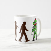 Sock Monkey Evolution Oh Yaah! Koffiemok (Voorkant rechts)