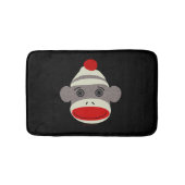 Sock Monkey Face Bath Mat (Voorkant)