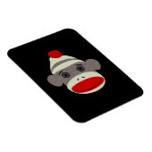 Sock Monkey Face Magneet (Rechterzijde)