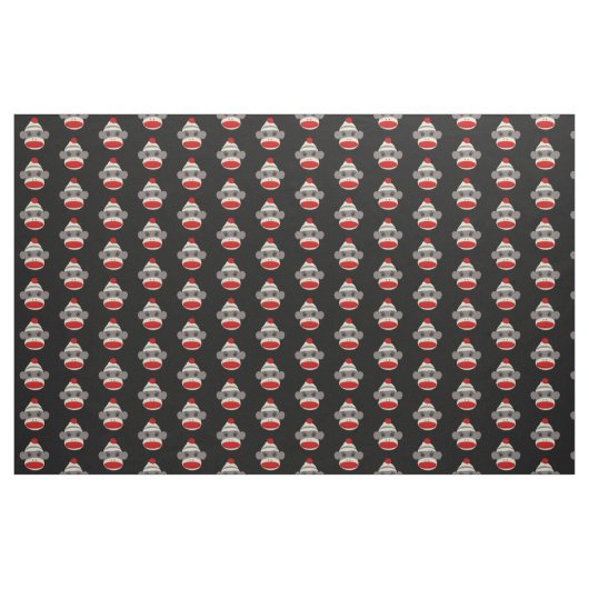 Sock Monkey Face Stof (Yard (91,4 cm))