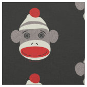 Sock Monkey Face Stof (Close Up)