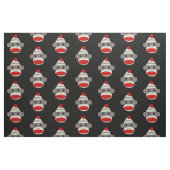 Sock Monkey Face Stof (Fat Quarter)