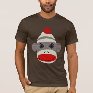Sock Monkey Face T-shirt