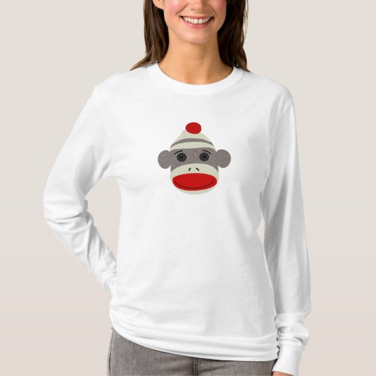 Sock Monkey Face T-shirt (Voorkant)