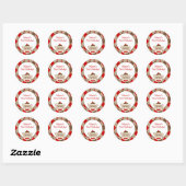 Sock Monkey Favor Stickers (Vel)