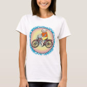 Sock Monkey Fiets T-shirt (Voorkant)