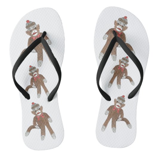 Sock Monkey Flip Flop (Voetbed)