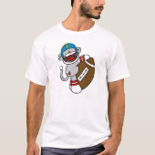 Sock Monkey-Football T-shirt (Voorkant)