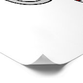 Sock Monkey Football T shirten en cadeaus Poster (Hoek)