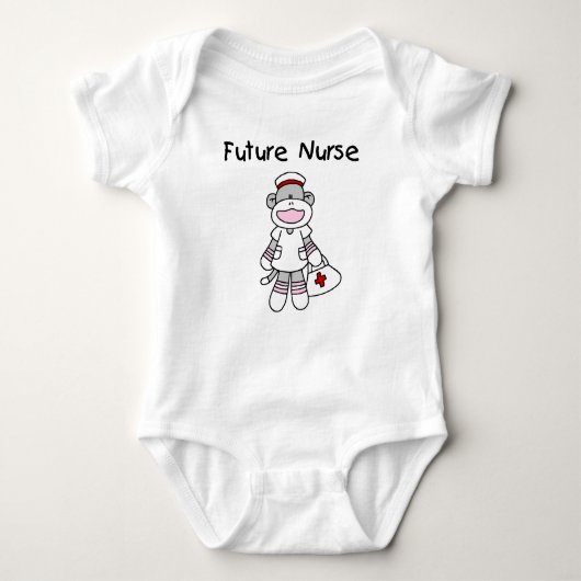 Sock Monkey Future Neurse T-shirts en cadeautjes (Voorkant)