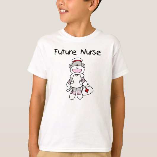 Sock Monkey Future Neurse T-shirts en cadeautjes (Voorkant)