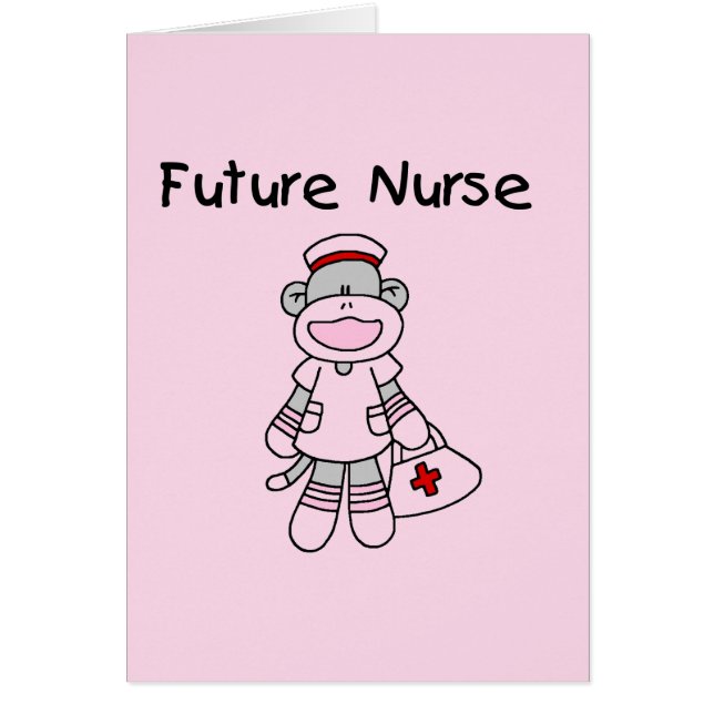 Sock Monkey Future Neurse T-shirts en cadeautjes (Voorkant)