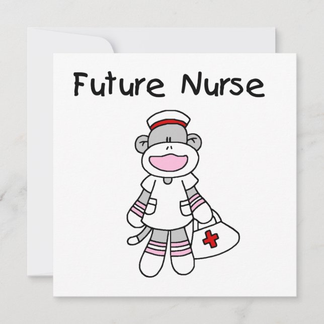 Sock Monkey Future Neurse T-shirts en cadeautjes (Voorkant)