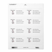 Sock Monkey Future Neurse T-shirts en cadeautjes Etiket (Full Sheet)