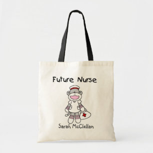 Sock Monkey Future Neurse T-shirts en cadeautjes Tote Bag