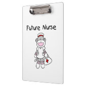 Sock Monkey Future Nurse Klembord (Links)