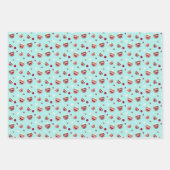 Sock Monkey Glimlach Inpakpapier Vel (Voorkant 3)