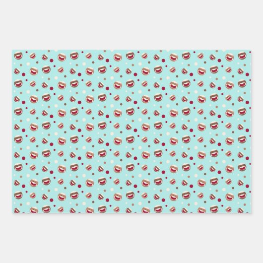 Sock Monkey Glimlach Inpakpapier Vel (Voorkant 3)