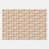 Sock Monkey Glimlach Inpakpapier Vel (Voorkant)