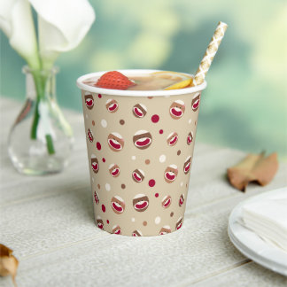 Sock Monkey Glimlach Papieren Bekers