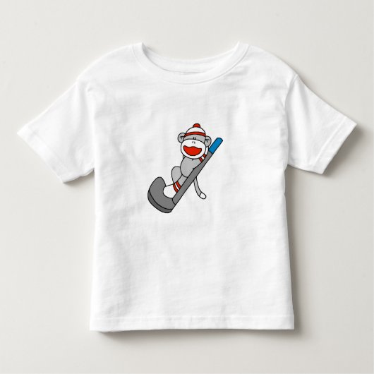 Sock Monkey Golf Kinder Shirts (Voorkant)